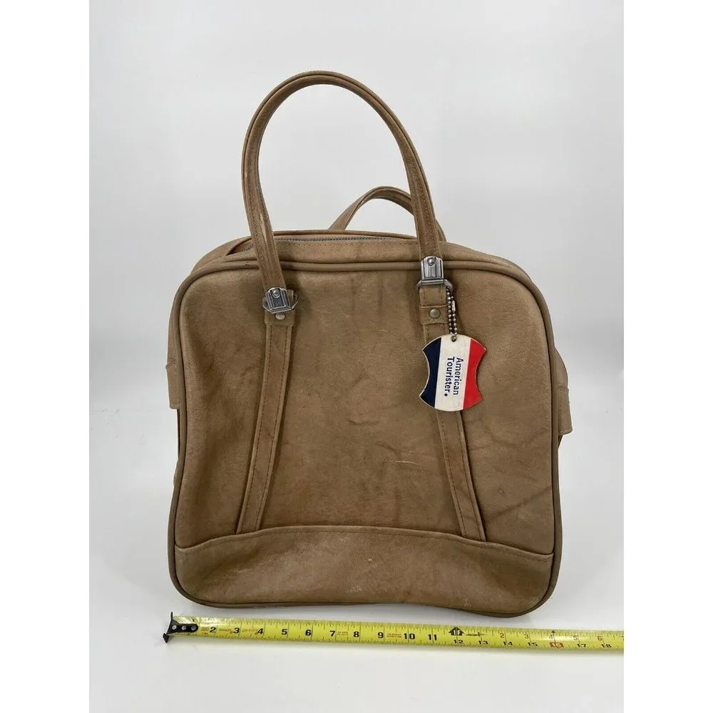 Vintage 1960s‎ American Tourister Brown Weekender